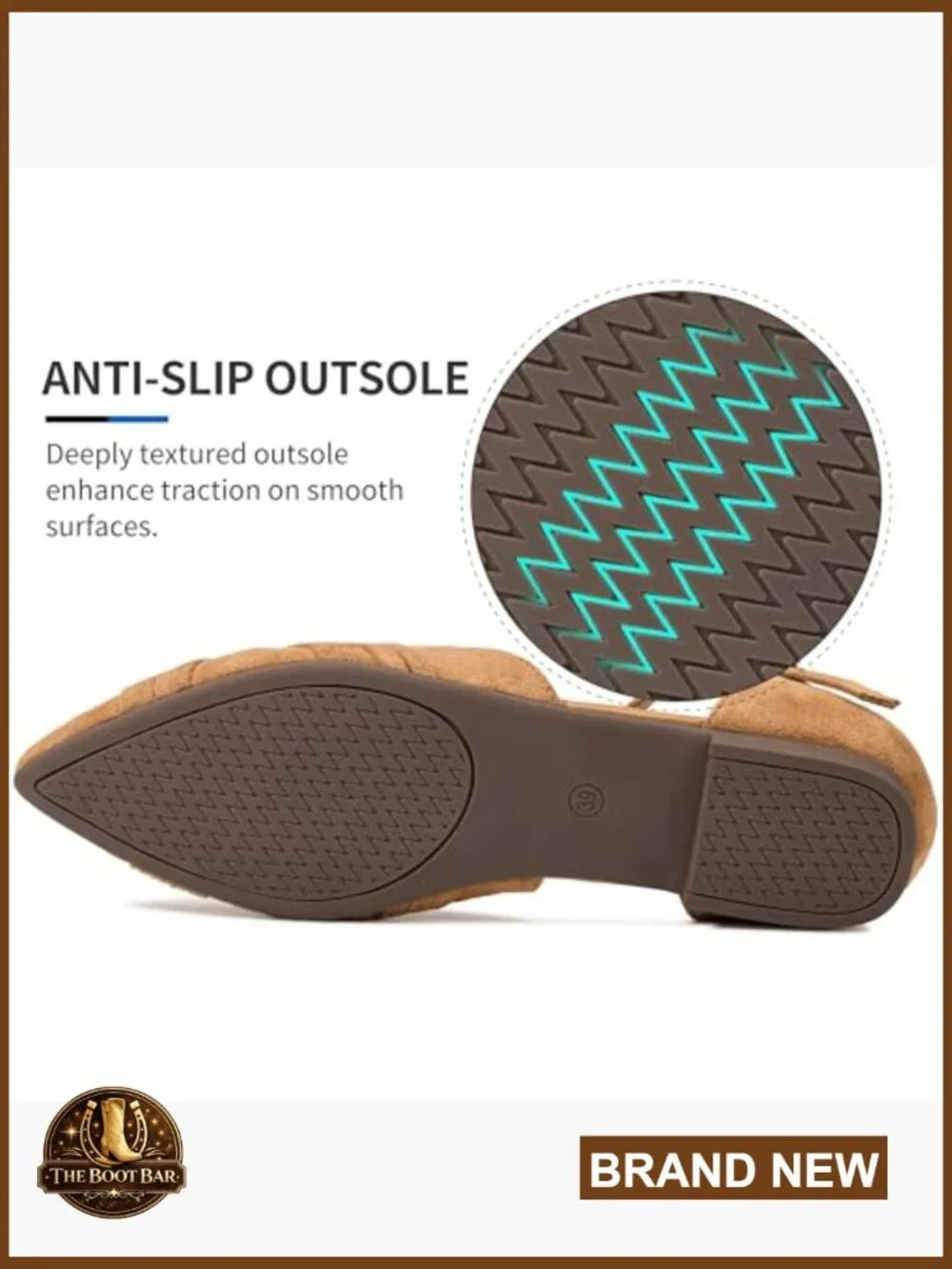Adjustable Buckle Suede Flats for Office Commute, Pointed Toe Comfort